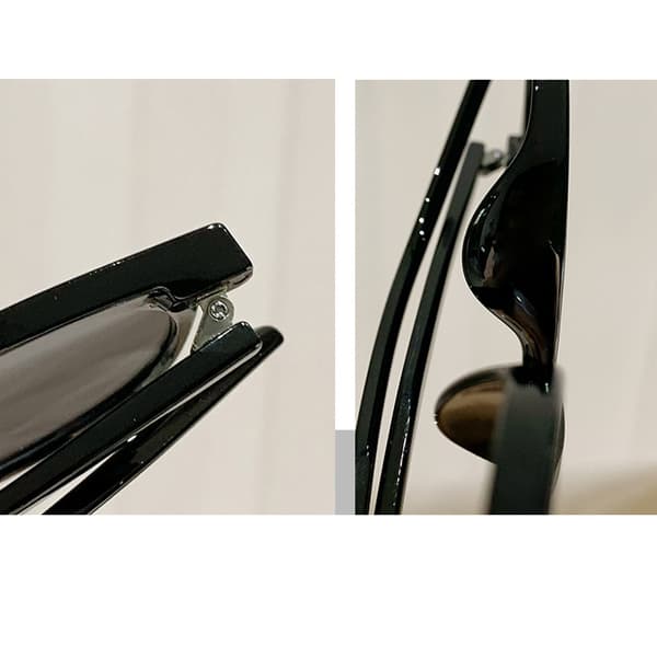 Klassiset aurinkolasit suojakotelolla Black Black