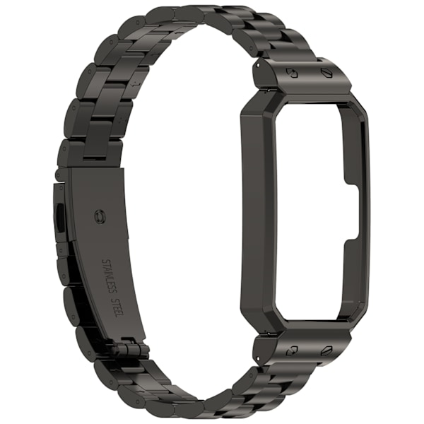 Rustfrit stålrem til Huawei Band 10/9/8 Silver Silver