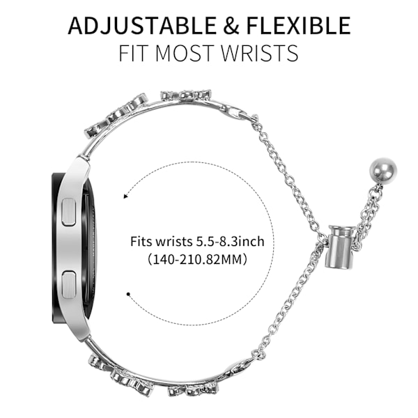 Heart Clover klockarmband för Samsung Galaxy Watch 4/5/6/7