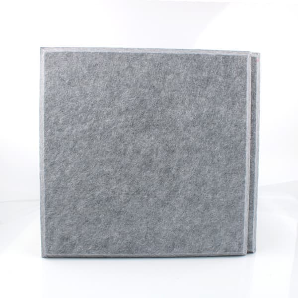 Filt Väggplattor Akustiska Paneler - 12 Pack Ljudisolerade Väggpaneler med Lim Grey Grey