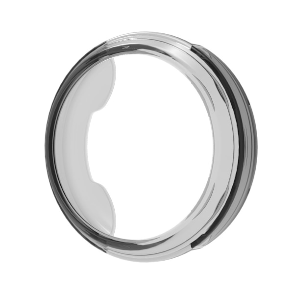TPU beskyttende etui til Garmin Lily2 Smartwatch Gennemsigtig+sort
