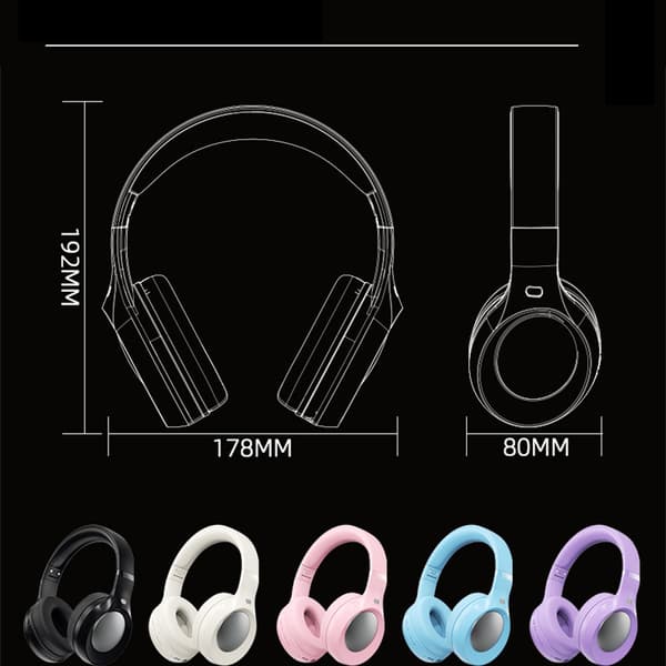 Athens Black DR-05 Bluetooth-hovedtelefoner: Immersiv lyd