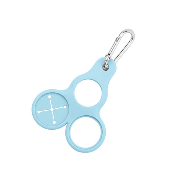 Silikone Vandflaske Holder Clip - 4 Pakke Blå