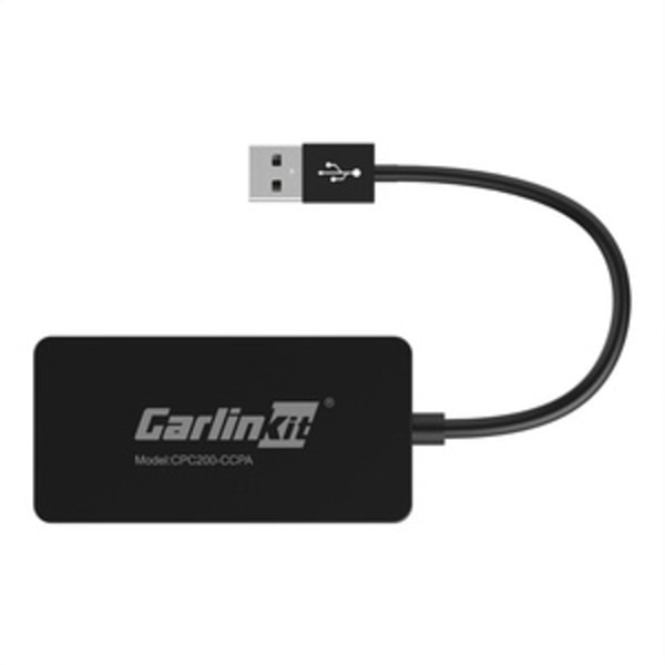 Carlinkit CCPA langaton sovitin Apple Carplay/Android Auto (musta)