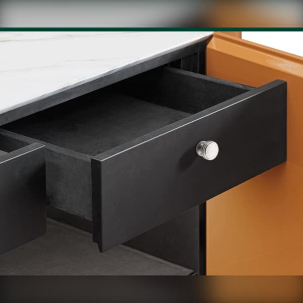 Modern minimalistiskt 2-pack skåp- och garderobsdrag i borstat 304 rostfritt stål med ergonomiskt D-format grepp