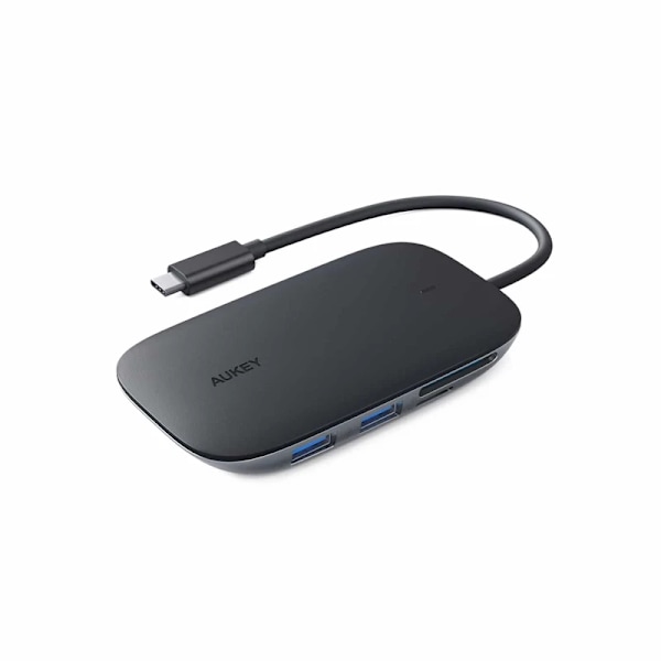 Aukey 7 Port USB 3.0 Type-C Hub CB-C68 Svart