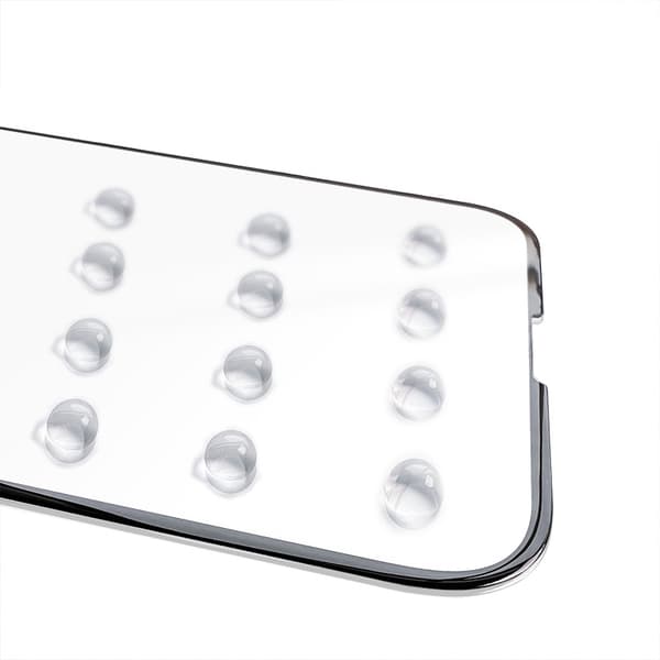 5D karkaistu lasi näytönsuoja iPhonelle (2 kpl) iPhone 15 Pro Max