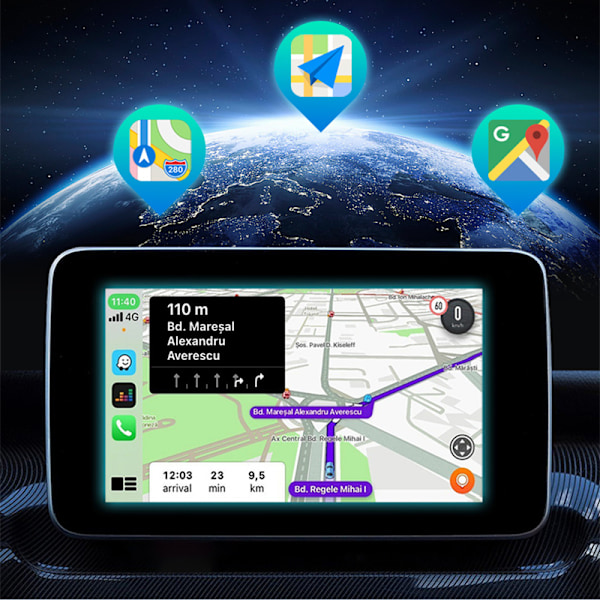 Langaton CarPlay-sovitin autoihin, joissa on langallinen CarPlay
