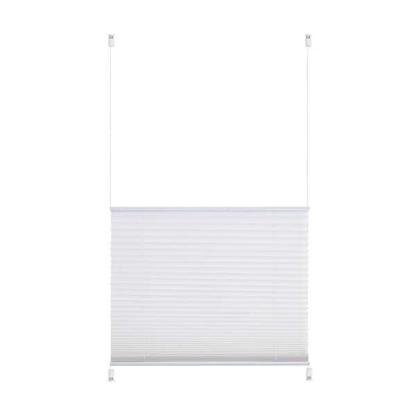 Plissé Vikgardin i Polyester Beige L