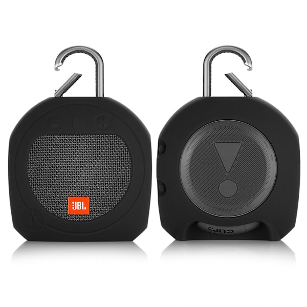 Silikonskyddsfodral för JBL CLIP3-högtalare Svart