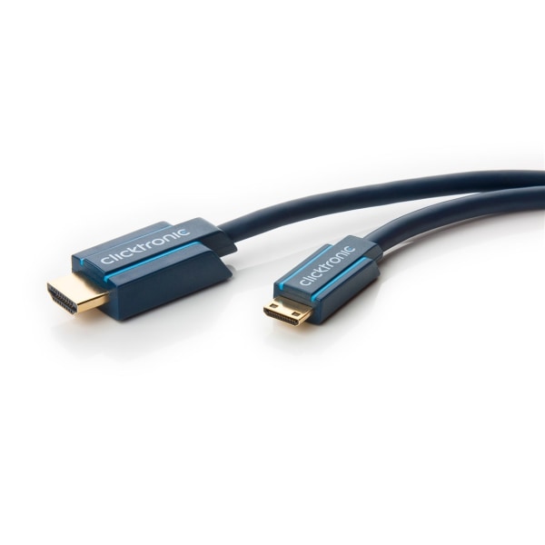 Clicktronic Mini-HDMI™-adapterkabel med ethernet