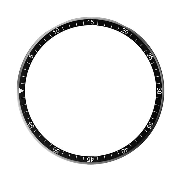 Sort Bezel Ring 40mm Rustfrit Stål til Galaxy Watch