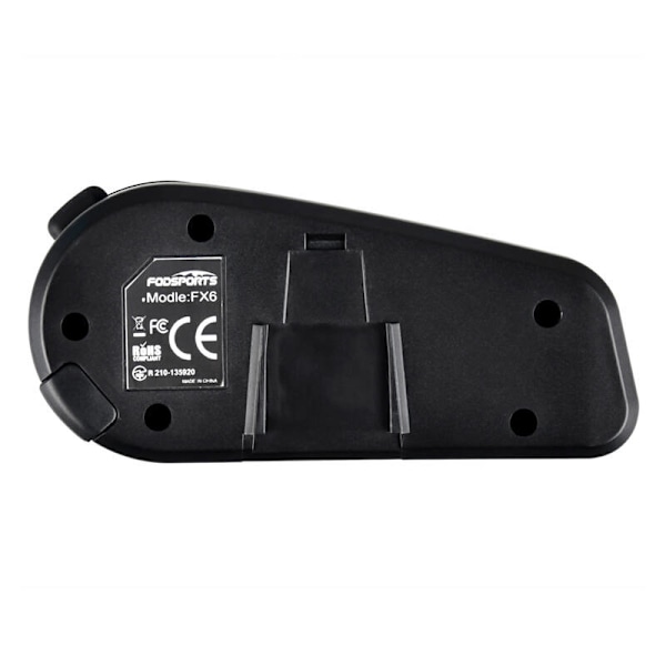 Fodsports FX6 motorcykel intercom tvåpack (svart)