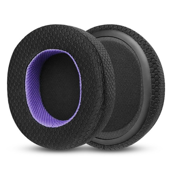 Åndbare ørepuder til SteelSeries Arctis hovedtelefoner - Sort/Lilla