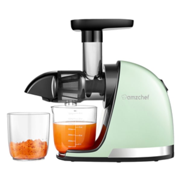 AMZCHEF 1501-GN-SM sakta juicepress (grön)