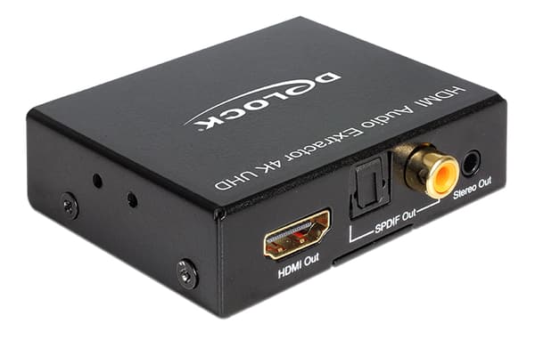 HDMI Stereo/5.1 audio extractor UltraHD S/PDIF 3.5mm black