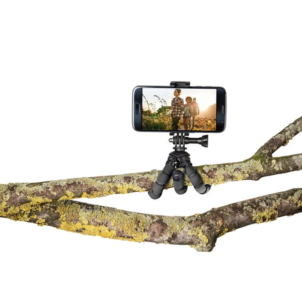 HAMA Bordsstativ Flex Smartphone & GoPro 14cm Svart