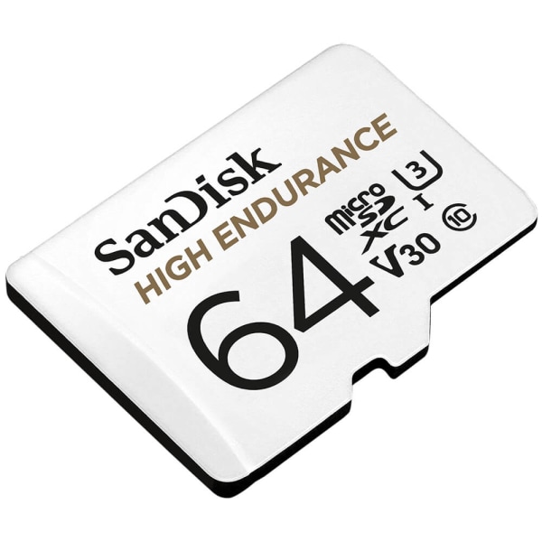 SANDISK Minneskort MicroSDXC 64GB High Endurance med adap