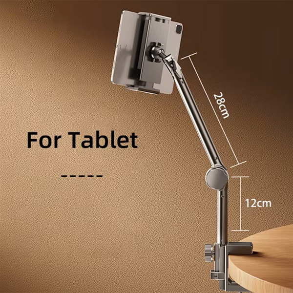 Dobbeltarmet telefonholder til skrivebord model 2