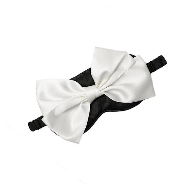 Silkkinaamio suurella rusetilla