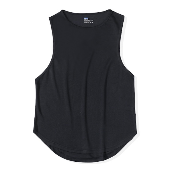 Hurtigtørrende løbe tanktop - Herre ærmeløs træning fitnesscenter fitness atletisk træning sport basketball tanktop XL