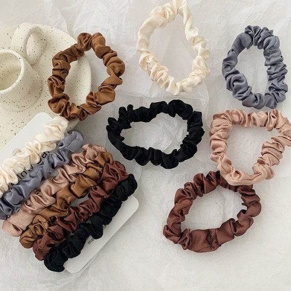 Scrunchies 6-pack Flerfärgad