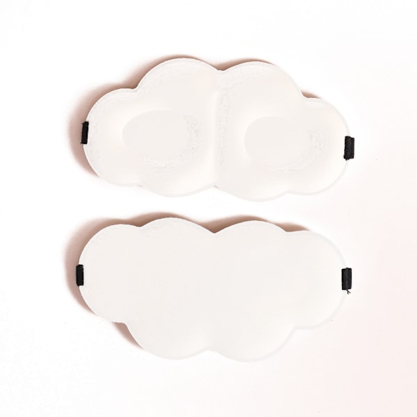 3D Cloud Sleep Mask - Blød og åndbar øjenmaske til sidesovende Beige