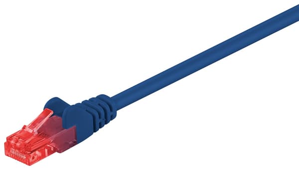 CAT 6 -kytkentäkaapeli, U/UTP, sininen