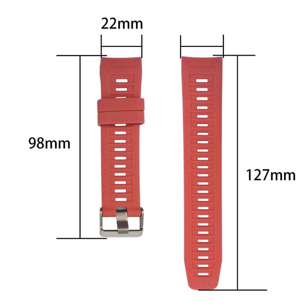 Garmin Instinct 2 silikonikellon ranneke Orange Orange