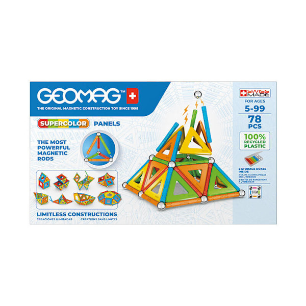 Supercolor Paneler Återvunna 78-delar GEOMAG GEO-379