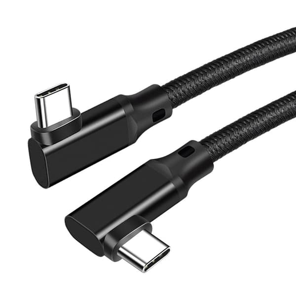VR-linkkikaapeli - PQ121 musta punottu 3 m 3 m