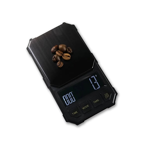Præcisionskaffevægt 2 kg/0,1 g med timer - Perfekt til pour over-kaffe