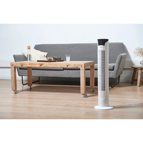 Pelarfläkt Vit 81cm