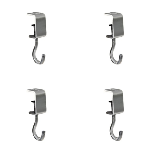 4-pack justerbara skrivbordsväskekrokar