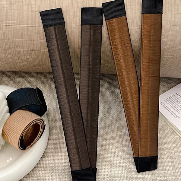 Champagne Hair Bun Maker Ubesværede elegante frisurer Guld