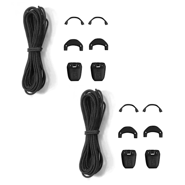 INF Salomon Quicklace snørebånd Sort S