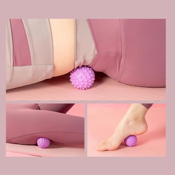 Fascia Ball  Single Pack för Muskelavslappning Pink Pink