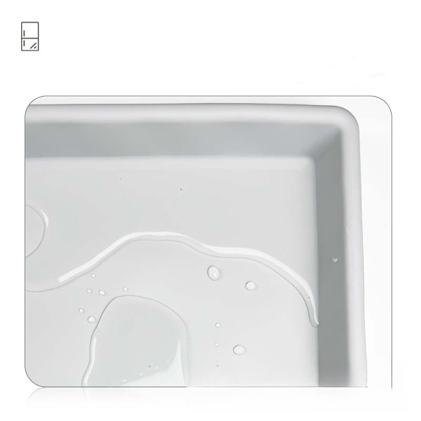 Kylskåpsmatta i Silikon Grey S Grey S