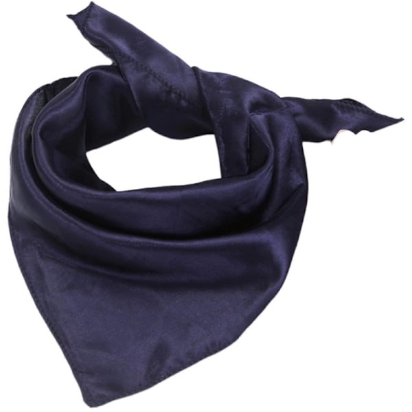 Tyylikäs Silk Square -huivi Laivastonsininen