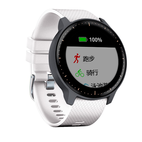 Silikonarmband för Garmin Vivoactive 3 / Venu 2 Plus Vit