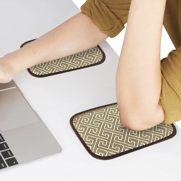 Delat tangentbord Handledsstöd Ergonomisk handledsdyna kaffe