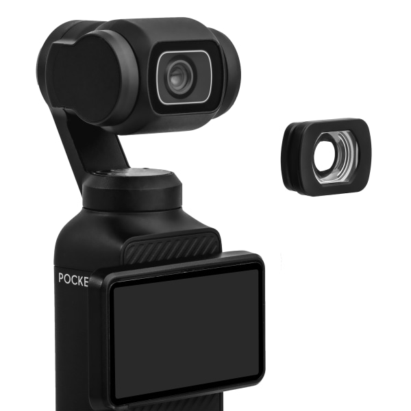 Vidvinkelobjektiv för DJI Osmo Pocket 3-kamera Svart