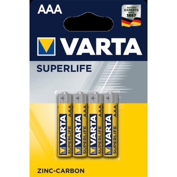 Varta R03/AAA (Micro) (2003) batteri, 4 st. blister