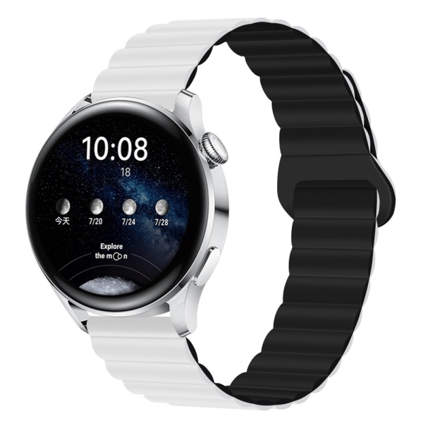 22 mm silikonearmbånd til Huawei GT4, Samsung Watch6, magnetisk adsorptionsløkkerem