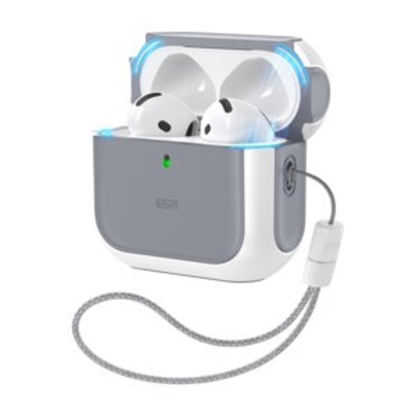 AirPods 4 Orbit Hybrid-fodral (vit)