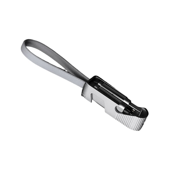 4-i-1 multifunktionelt ladekabel med flaskeåbner og stativ Sliver+Sort
