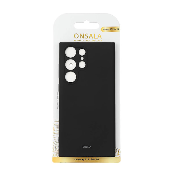 Mobilskal Silikon Black - Samsung S23 Ultra 5G