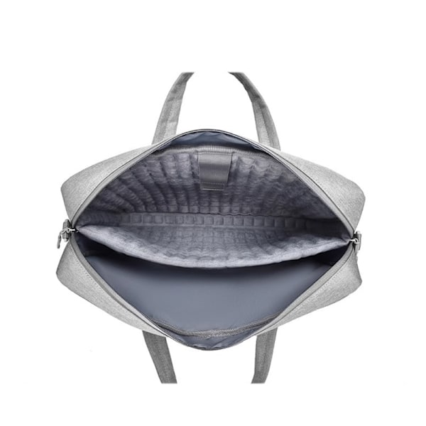 Uppgraderad laptopväska med airbag, axelväska, budväska Grå XL
