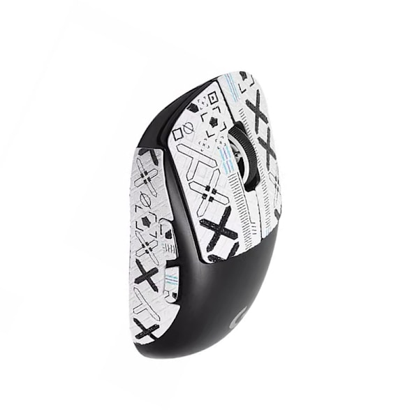 Forbedrede Grip Mouse Stickers til Logitech GPW2/GPW3 - Hvid