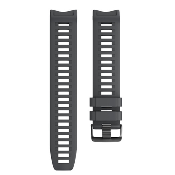 Silikoninen ranneke Garmin Instinct/Esports/Tide/Solar-laitteille Harmaa